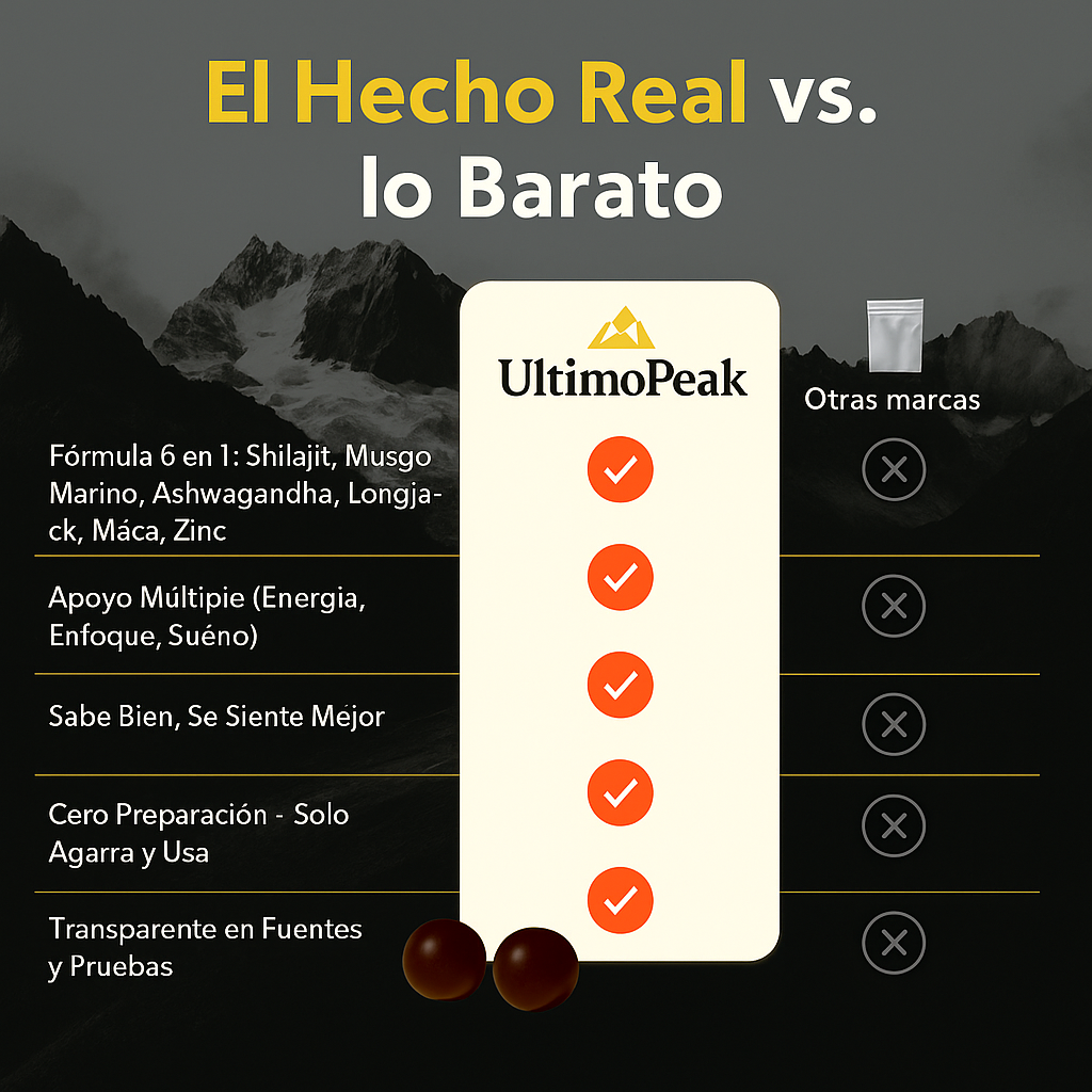 Gomitas de Shilajit puro ULTIMOPEAK™