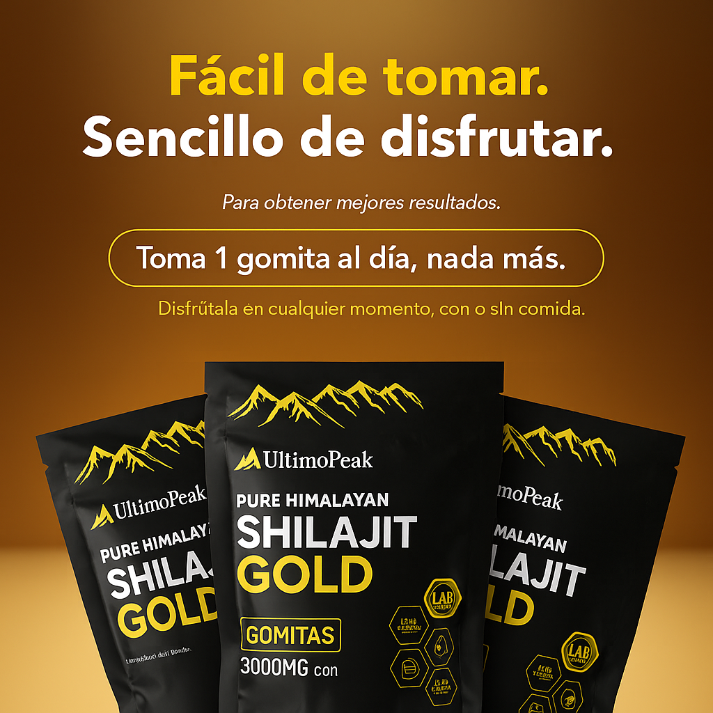 Gomitas de Shilajit puro ULTIMOPEAK™